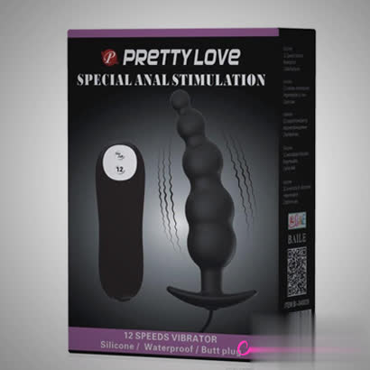 12 Speed Pretty Love Vibrating Anal Beads