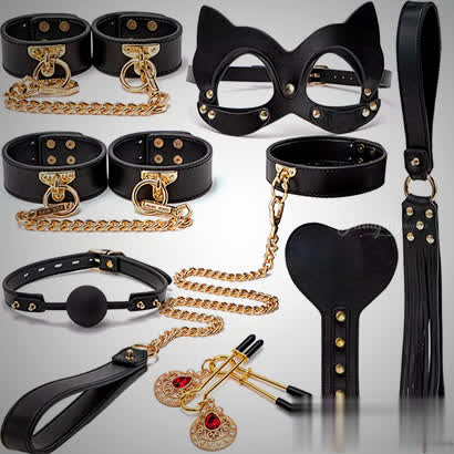 Naughty Kitty Roleplay Bondage Kit | 8 Piece