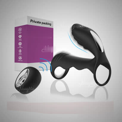 Premium Double Hole Vibrating Remote Control Cock Ring