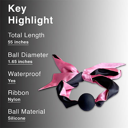 Premium Mouth Gag With Soft Nylon Folds