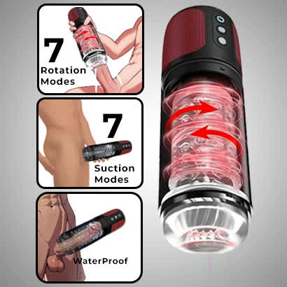 Shower Cup Suction Rotating Masturbator