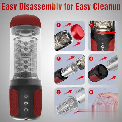 Shower Cup Suction Rotating Masturbator