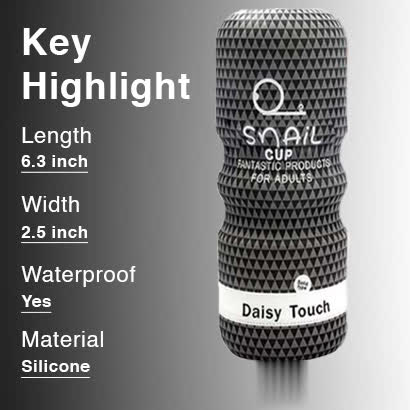 Snail Masturbation Cup - Daisy Touch