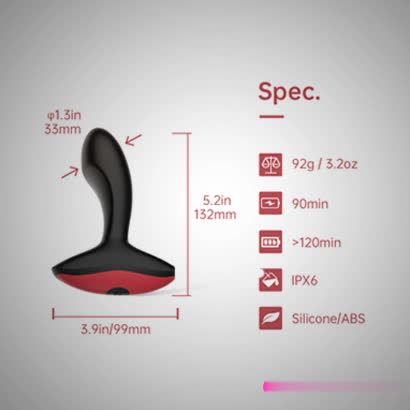 Solstice App Controlled Prostate Massager By Magic Motion