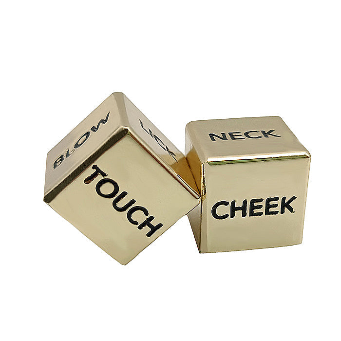 Romantic Role Playing Dice - Sex Metal/Glow Dice